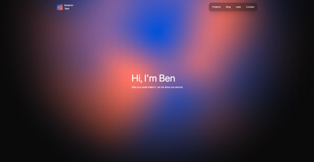 Portfolio Website screenshot